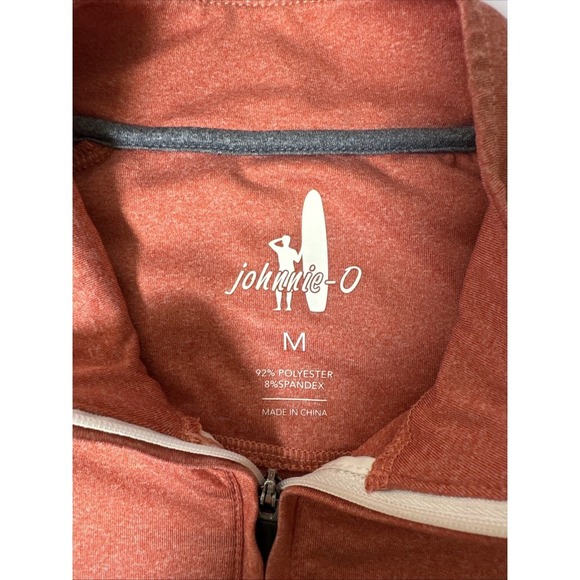 Johnnie-Oh Men's Long Sleeve 1/4 Zip Pullover Shirt Medium JMKO1420 (Flex) - Picture 4 of 6